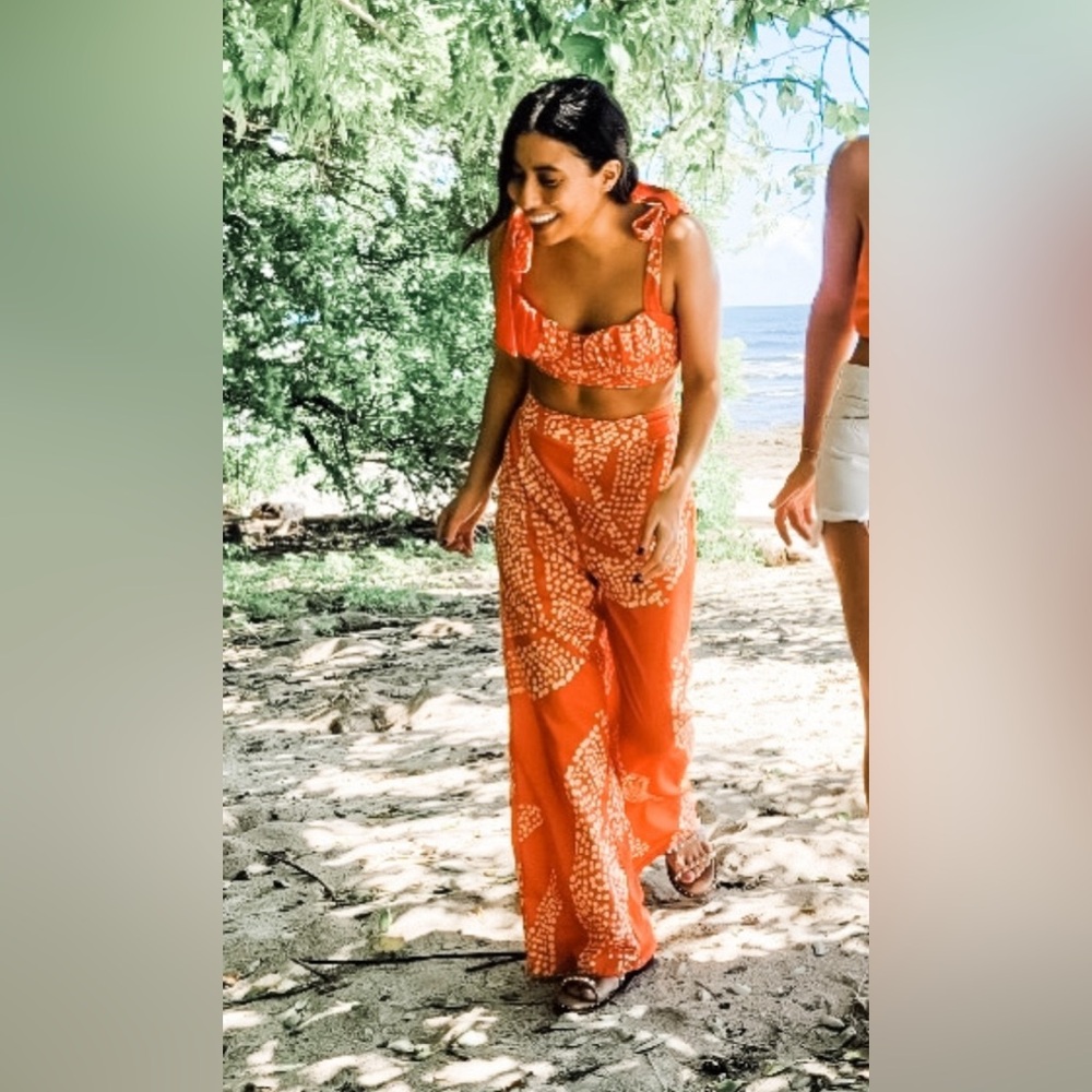 Orange Two Piece Set